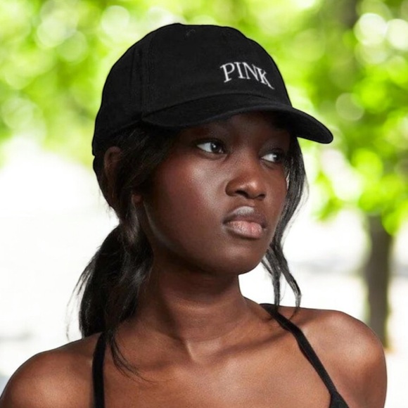 PINK Victoria's Secret Black & White Women's Hat - Picture 1 of 2